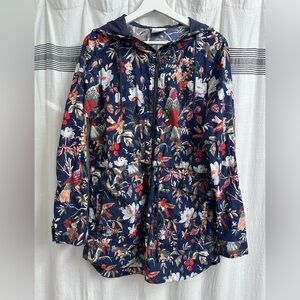 Columbia Women's Floral Utility Jacket - Navy and Red